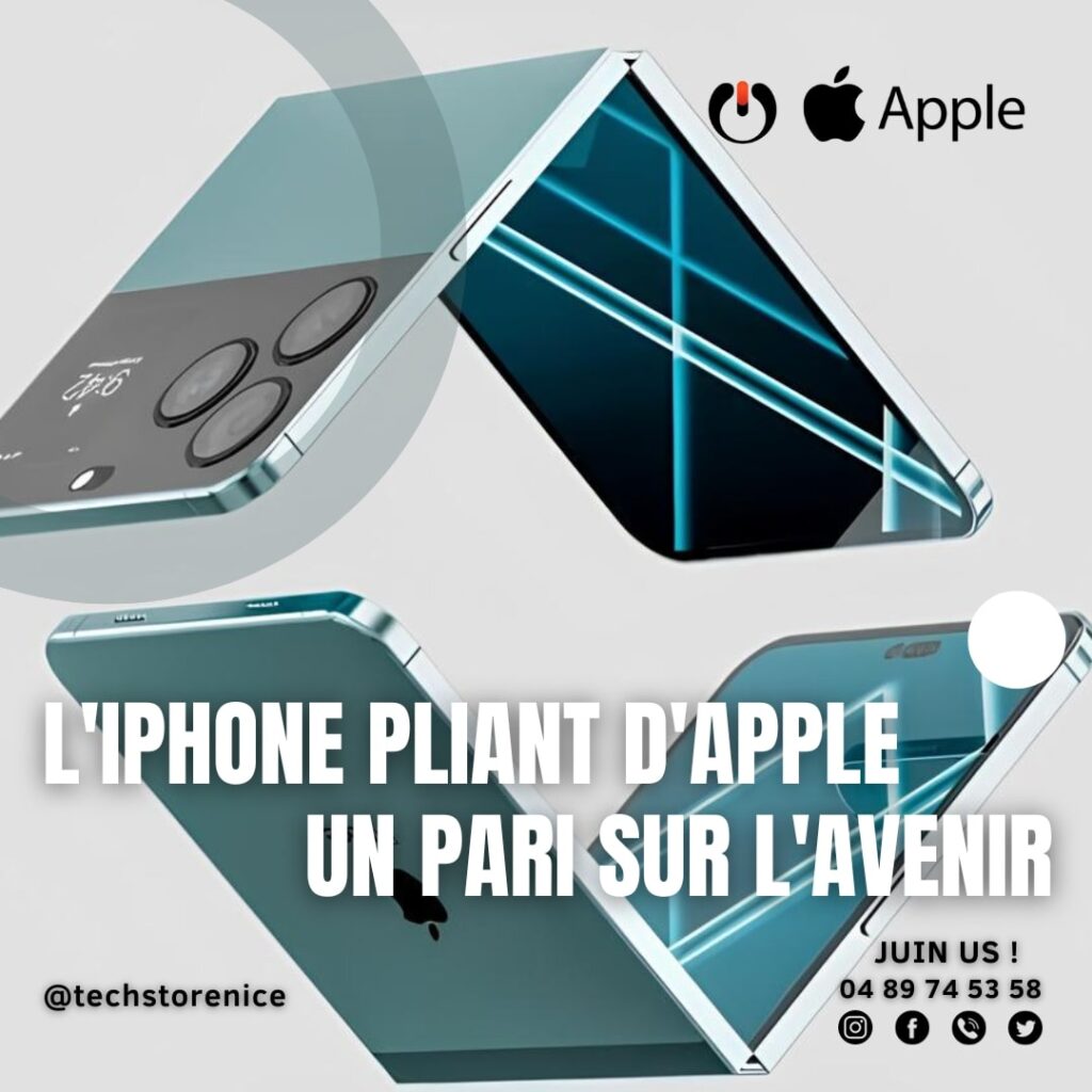 Concept d'iPhone pliable d'Apple
